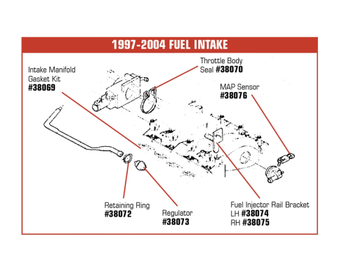 Corvette Fuel Pressure Regulator, 1997-1998