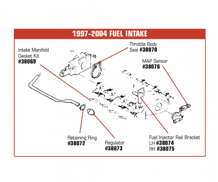 Corvette Fuel Pressure Regulator, 1997-1998