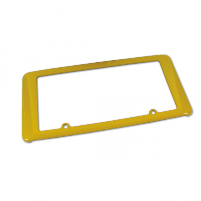Corvette Rear License Plate Holder, Yellow, 2005-2010