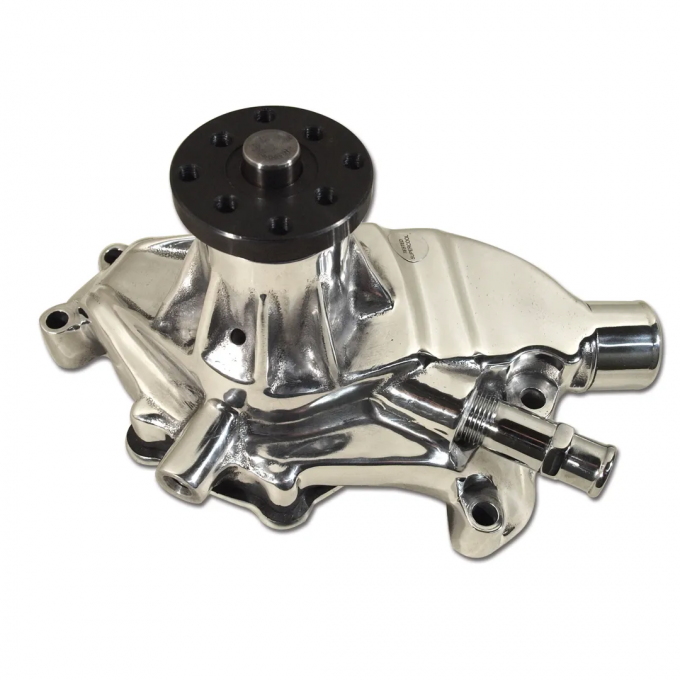 Corvette Water Pump, Chrome Supercool, 1984-1991