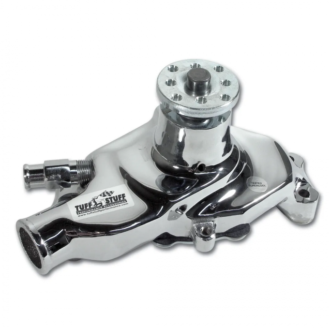 Corvette Water Pump, Chrome Platinum, 1984-1991