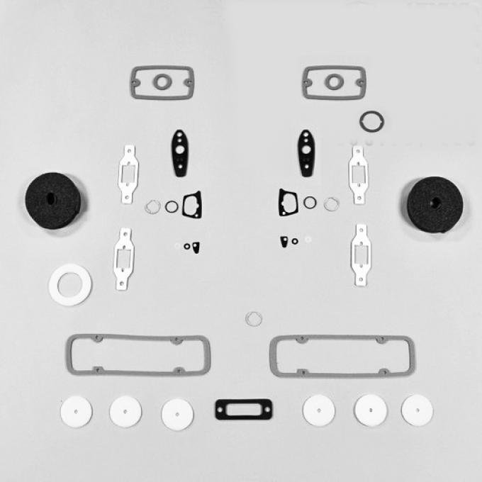 Detroit Muscle Technologies 1972 Chrysler / Dodge / Plymouth Mopar A Body 72 Scamp Paint Exterior Gasket Set ASC7272PK01