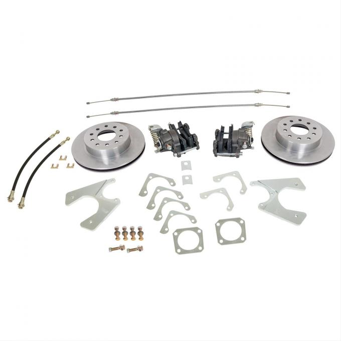 Mustang Rear Wheel Drum-to-Disc Brake Conversion Kit, Standard Rotors, 1957-1987