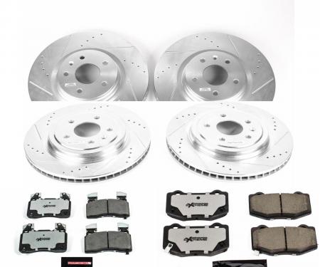 Power Stop 2014-2019 Chevrolet Corvette Z26 Street Warrior Performance Brake Kit K6523-26