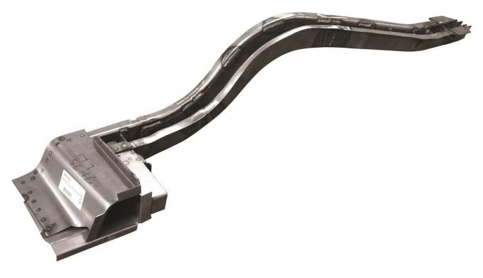 1971-1973 Ford Mustang Full Rear Frame Rail, with Torque Box, Coupe & Fastback, Left Hand
