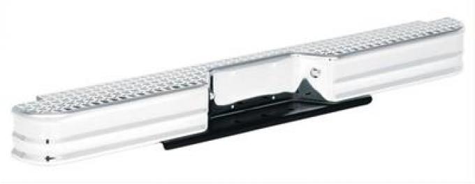 Universal Rear Diamondstep Bumper, Chrome