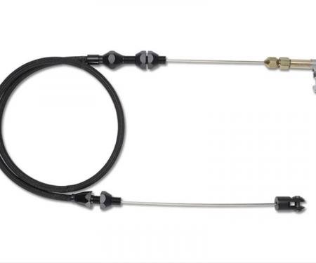 Lokar Midnight Series Throttle Cable, For Vehicles with TPI, 1985-1995