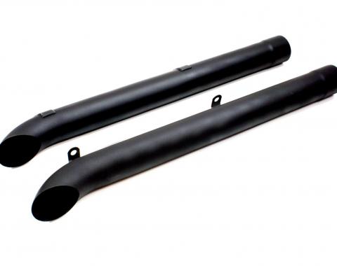 Doug's Headers Corvette Side Tubes, Black, 1963-1982