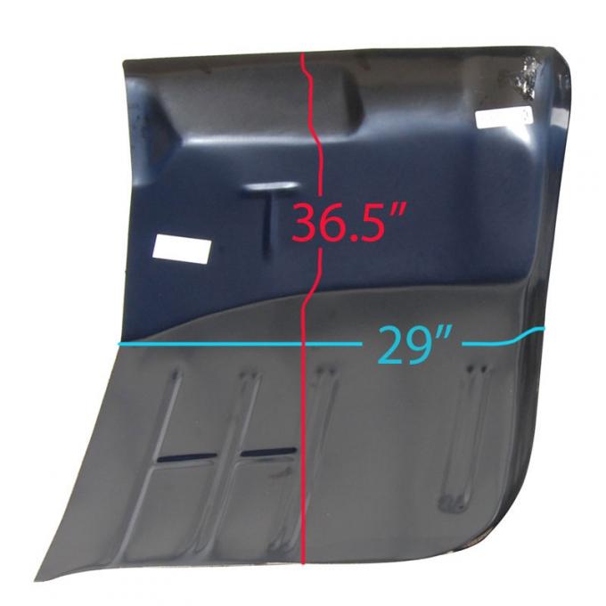 Dennis Carpenter Front Floor Pan - LH - 1965-79 Ford Truck, 1978-79 Ford Bronco C7TZ-1011135-L