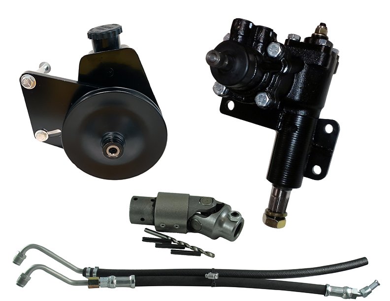 BORGESON Power Assist to Power Steering Box Conversion Kit for 67-82 Corvette 