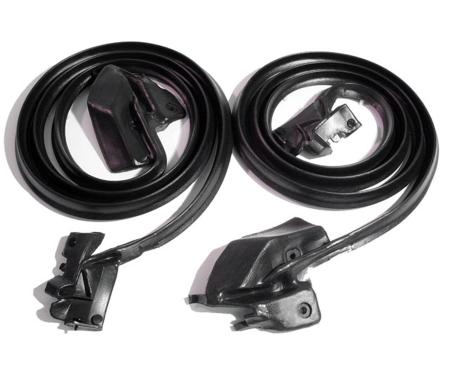 Metro Moulded Parts 1966-1970 Oldsmobile / Cadillac / Buick Door Seals with Molded Ends LM 12-F