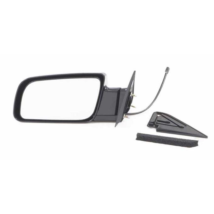 AMD Outside Door Mirror, Black, Power, Foldable, LH, 88-00 CK Truck X570-4088-PL