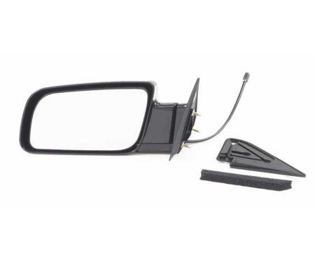 AMD Outside Door Mirror, Black, Power, Foldable, LH, 88-00 CK Truck X570-4088-PL