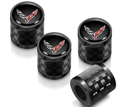 C8 Corvette Carbon Fiber Valve Stem Caps