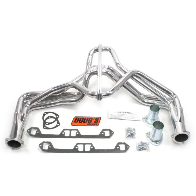 Doug's Headers 1971-81 Jeep CJ5/6/7 with AMC 304 V8 1 5/8" Fenderwell Header with Metallic Ceramic Coating D190