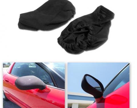 Corvette Mirror Covers, Black, 1984-2019