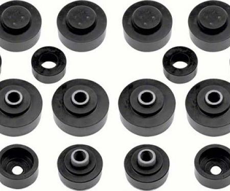 Full Size Chevy Body Mounting Bushings, Convertible, 1967-1968