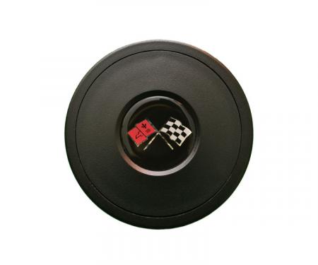Volante S9 Premium Horn Button, with GM Cross Flags