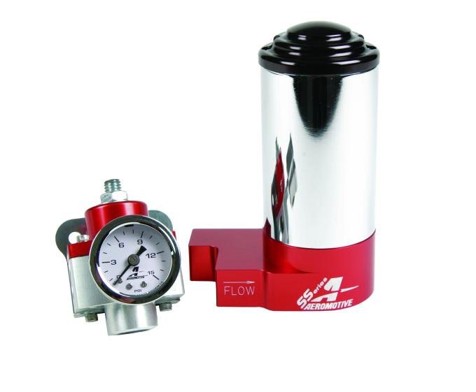 Aeromotive SS Carbureted Fuel Pump & Fuel Pressure Regulator Kit with NPT- Ports 17246