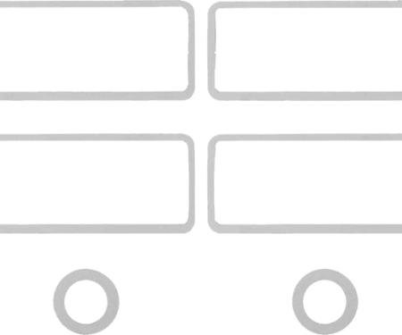 Detroit Muscle Technologies Side Marker Lamp Gaskets, Plymouth 70-71 A-Body; 70 B-Body ABX7071SM01