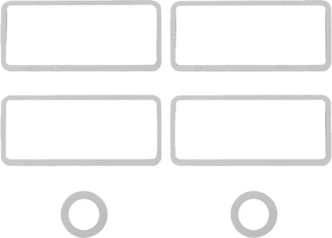 Detroit Muscle Technologies Side Marker Lamp Gaskets, Plymouth 70-71 A-Body; 70 B-Body ABX7071SM01
