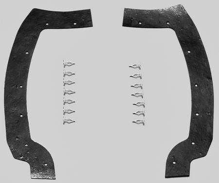 Detroit Muscle Technologies Headlight Splash Shield Set, 67-72 Dodge Dart ADA6772SS10