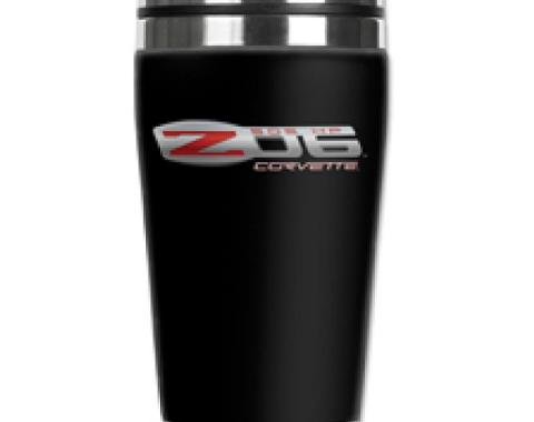 Corvette Mugzie® brand Travel Mug - Corvette Z06 Logo