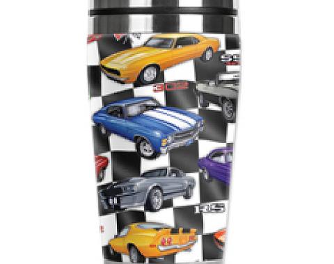 Mugzie® brand Travel Mug - 60's Hot Rods