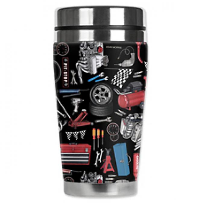 Mugzie® brand Travel Mug - Auto Mechanic Tools