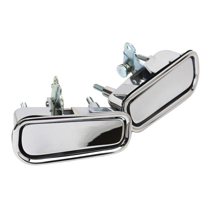 Redline Restomotive® 1969-1982 Chevrolet Corvette Left and Right Door Handle Assemblies with Gaskets