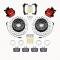 Wilwood Brakes Combination Parking Brake Caliper 1Pc Rotor Rear Brake Kit 140-12363-DR