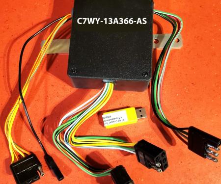 Sequential Turn Signal System 1967 Cougar (before 1/3/67, with stop lamp relay)