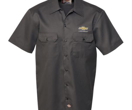 Gold Bowtie Dickies Work Shirt