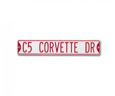 C5 Corvette Street Sign