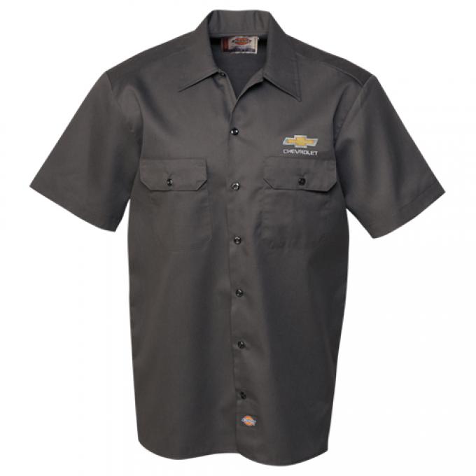 Gold Bowtie Dickies Work Shirt