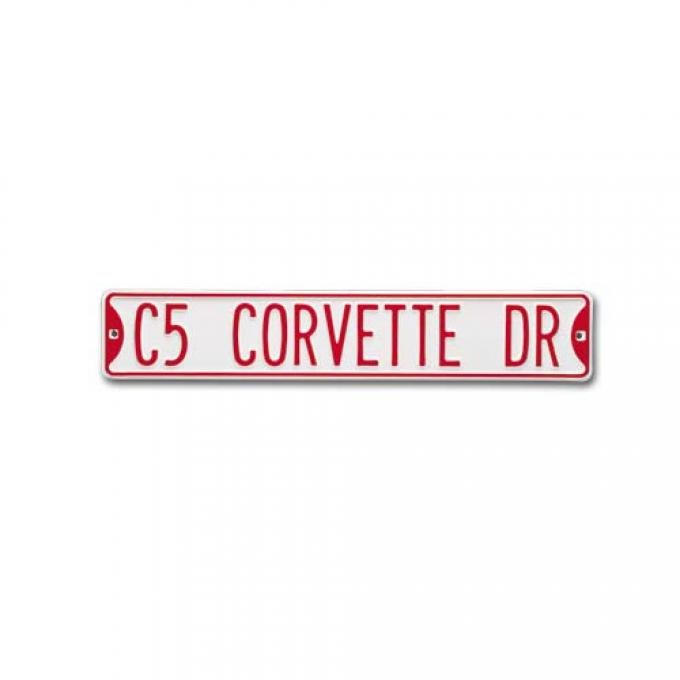 C5 Corvette Street Sign