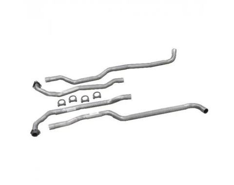 Corvette Front Exhaust Pipes, 2", 1963
