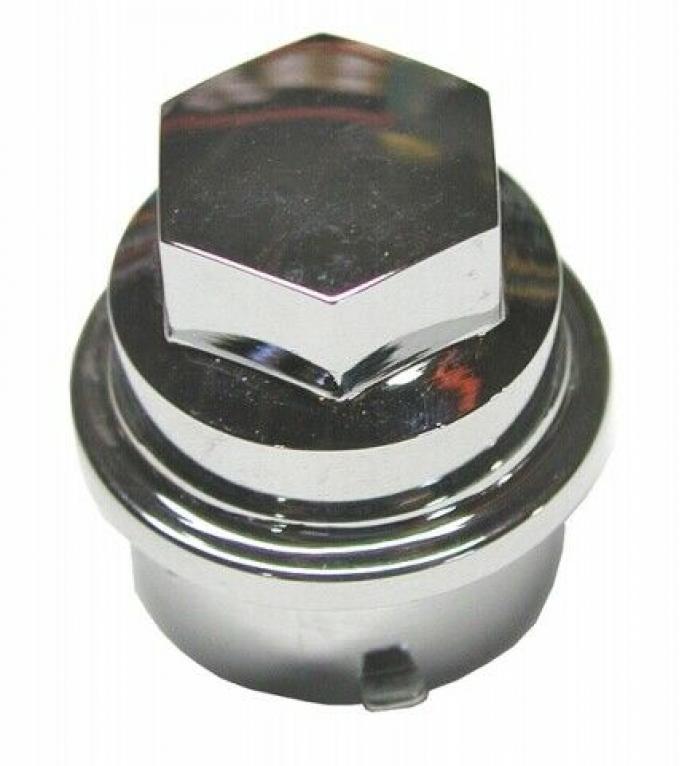 Corvette Lugnut Cover, Chrome, 2000-2004