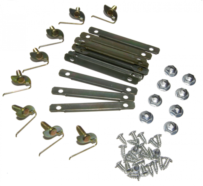 Chevelle Vinyl Top Molding Clip Kit, Correct Style, 1966-1967