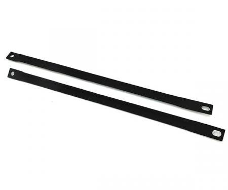 Firebird and Trans Am Fender Brace to Core Support Reinforcement Bars, Raw Steel, 1977-1981