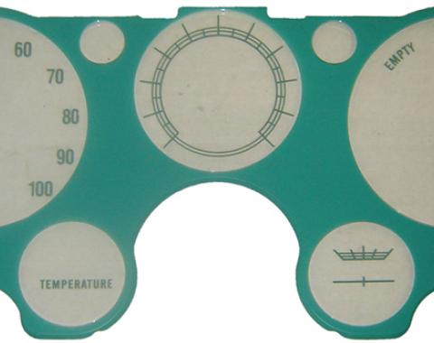 Woodall Industries Instrument Lens w/ Gauges w/o Tach 460-4067-31