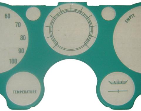 Woodall Industries Instrument Lens w/ Gauges w/o Tach 460-4067-31