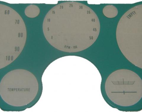 Woodall Industries Instrument Lens w/ Gauges w/ Tach 460-4067-32