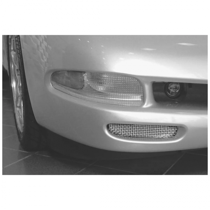 Corvette Brake Duct Screens, Stainless Steel, 1997-2004