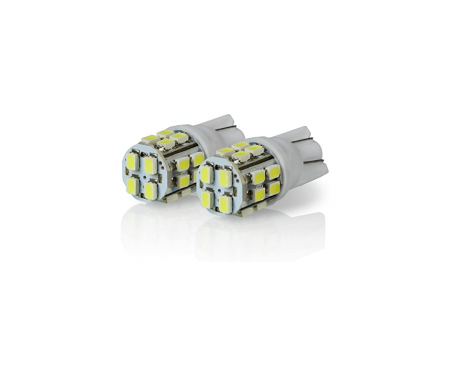 Corvette White SMD LED Light Bulb, #194, Pair, 1997-2013