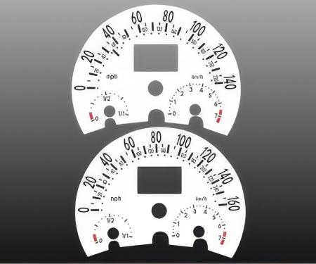 Whitegauges 1998-2004 VW Beetle White Face Gauges 9804VB-268