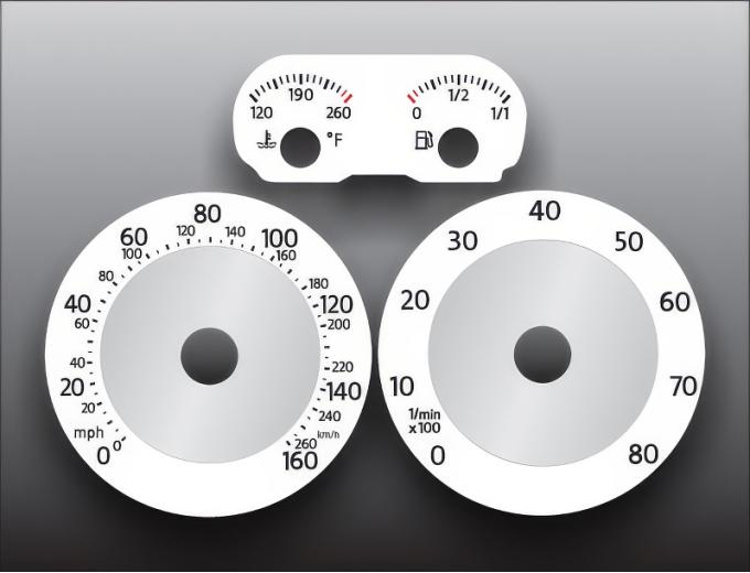 Whitegauges 2005-2008 VW Jetta White Face Gauges 0508VJ-374