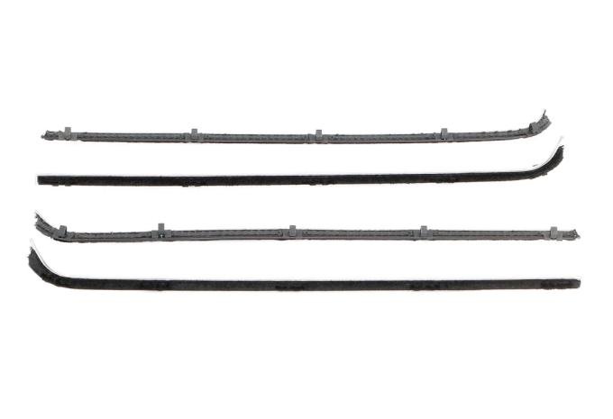 Montco Inc / Repops Front Door Beltline Window Felts, Black, 4pcs, 57-60 F100 F250 F350 Pickup R-FT103