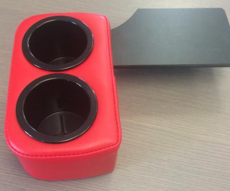 Classic Consoles 1955-1957 Thunderbird Plug-N-Chug Double Drink Holder FTIDASH5557 | 201 FIESTA RED | MEDIUM BLACK RIM