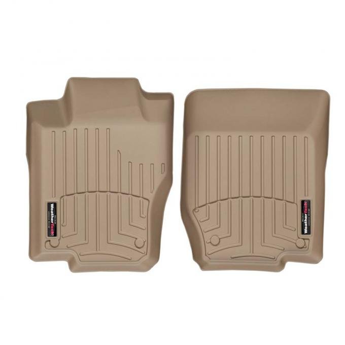 Weathertech 451551, Floor Liner, DigitalFit (R), Molded Fit, Raised Channels With a Lower Reservoir, Tan, High-Density Tri-Extruded Material, 2 Piece